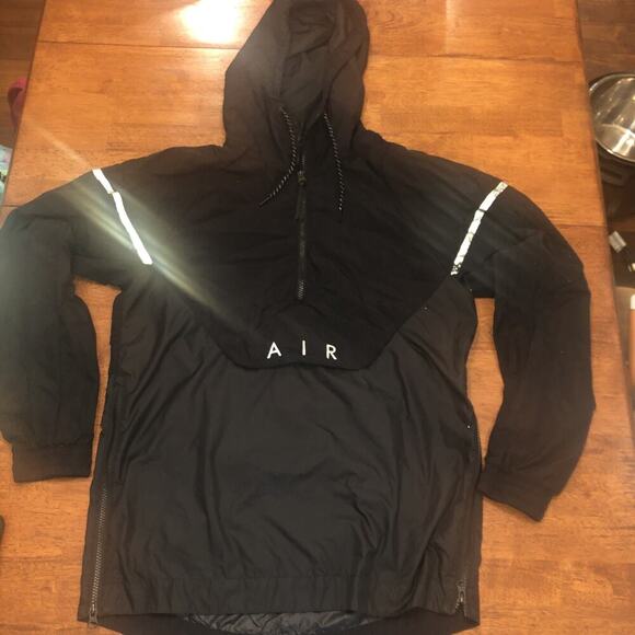 Nike Air Jacket Mens Small Hooded Anorak Air Max 97 Sportswear Vented Side Zips - Picture 2 of 15